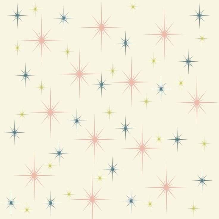 Mid Century Modern Stars Wallpaper