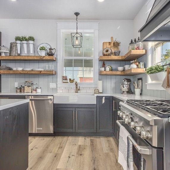 Floating Shelves Kitchen